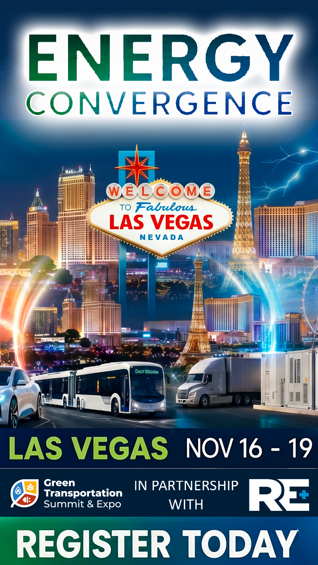 Energy Convergence — Green Transportation Summit & Expo, Las Vegas Nov 16–19